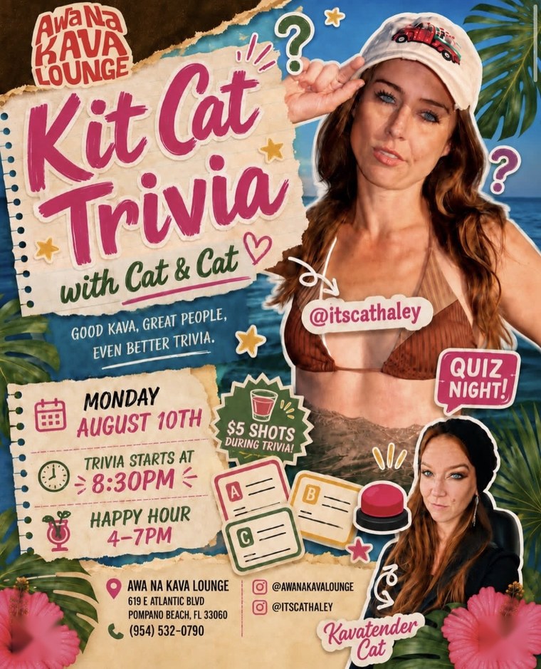 Kit Cat Trivia — weekly trivia night hosted by Cat Haley